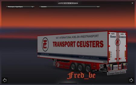 Прицеп Coolliner and PROFILINER Ronny Ceusters для Euro Truck Simulator 2