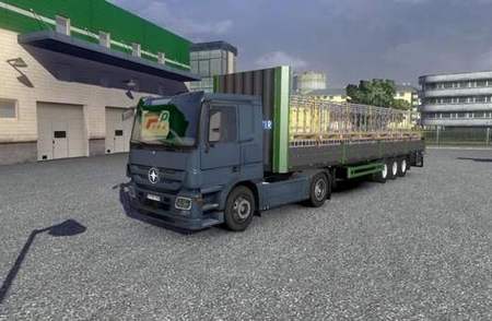 Прицеп с железной конструкцией для Euro Truck Simulator 2