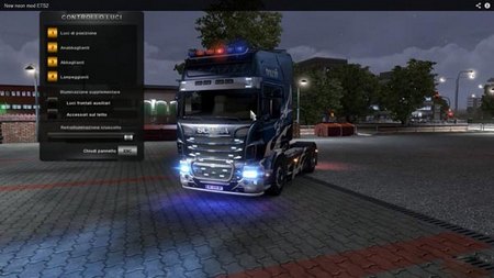 Мод Neon MOD v3 для Euro Truck Simulator 2