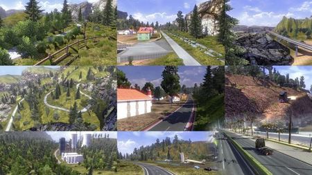 Карта MMG Map v1.2 для Euro Truck Simulator 2