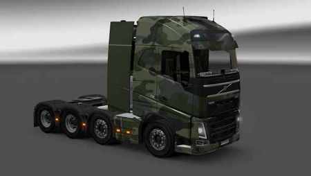 Армейский Volvo 2012 для Euro Truck Simulator 2