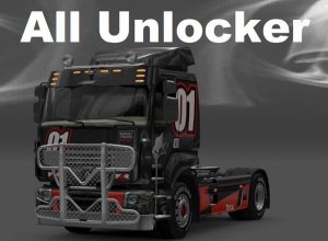 Открытие аксессуаров v1.001 для Euro Truck Simulator 2