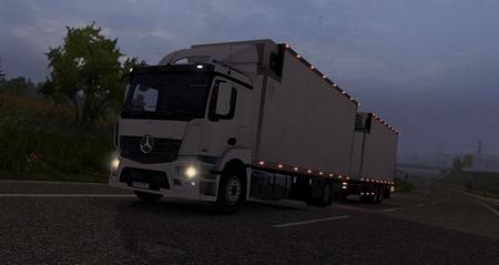 Mercedes Antos Tandem для Euro Truck Simulator 2