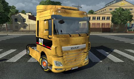 Грязный скин DAF Euro 6 для Euro Truck Simulator 2