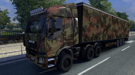 Армейский Iveco Stralis для Euro Truck Simulator 2