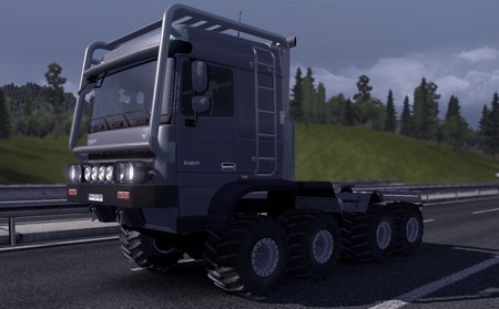 DAF Crawler + высокая подвеска для Euro Truck Simulator 2