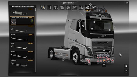 Световой тюнинг всех грузовиков для Euro Truck Simulator 2