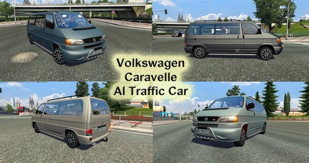 Volkswagen Caravelle для Euro Truck Simulator 2