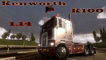 Обновление Kenworth k-100 v1.14.x для Euro Truck Simulator 2