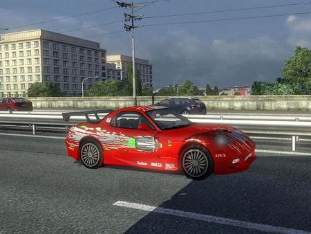 Mazda RX7 v1.1 для Euro Truck Simulator 2