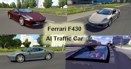 Ferrari F430 в трафик для Euro Truck Simulator 2