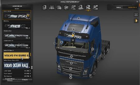 Тюнинг мод Volvo FH 16 v1.14 для Euro Truck Simulator 2