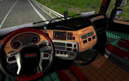 Интерьер DAF XF Euro 6 v1.0 для Euro Truck Simulator 2