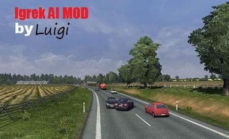 AI mod от Igrek для Euro Truck Simulator 2