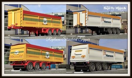 Скин Tipper Pack для Euro Truck Simulator 2