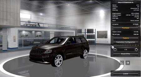 Jeep Grand Cherokee (1.15) для Euro Truck Simulator 2