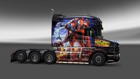 Скин Back to the Future для Euro Truck Simulator 2