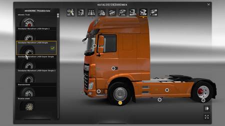 Huge tires pack для Euro Truck Simulator 2