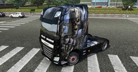 Скин DAF Euro 6 Skull для Euro Truck Simulator 2