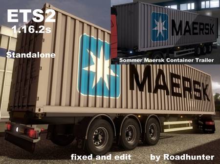 Прицеп контейнер для Euro Truck Simulator 2