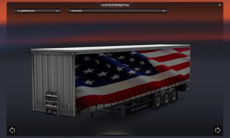 God Bless America Trailer для Euro Truck Simulator 2