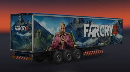 Прицеп Far cry 4 для Euro Truck Simulator 2