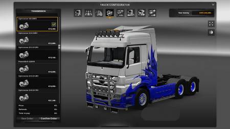 Новые трансмиссии v1.4 для Euro Truck Simulator 2