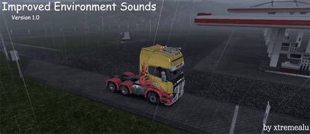 Улучшенная среда Sounds v1.0 для Euro Truck Simulator 2