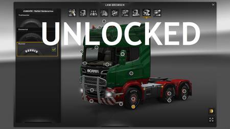 Unlocker v 2.2 для Euro Truck Simulator 2