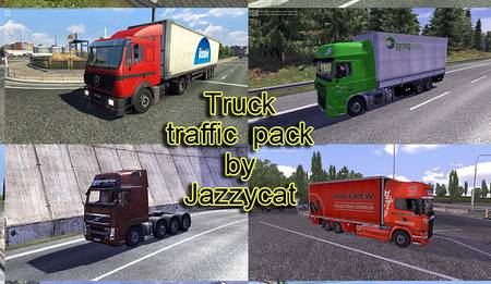 Трафик грузовиков от Jazzycat v1.8.1 для Euro Truck Simulator 2