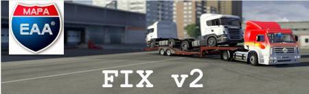 FIX v2 для карты Бразилии EAA v2.4 для Euro Truck Simulator 2