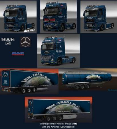 JBK-TRANS Pack 2015 для Euro Truck Simulator 2