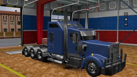 Kenworth W900L + Новый интерьер для Euro Truck Simulator 2