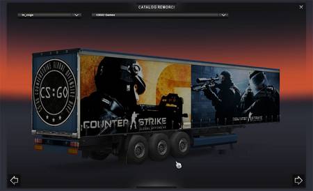 Скин прицепа Counter Strike для Euro Truck Simulator 2