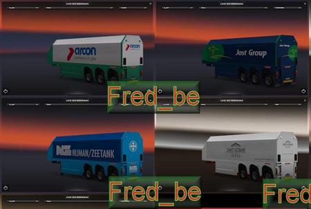 Trailer Pack Glass v1 для Euro Truck Simulator 2