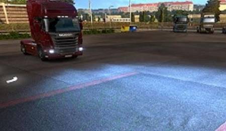 Ксенон на грузовики для Euro Truck Simulator 2