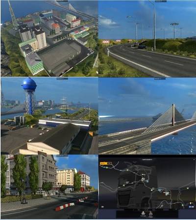 Мост из Кале в Дувр v6.1 для Euro Truck Simulator 2