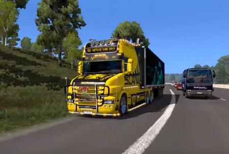 Физика для Scania T для Euro Truck Simulator 2