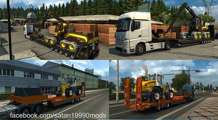 Trailer Mod Pack для Euro Truck Simulator 2