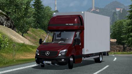 Mercedes Sprinter 2014 Izoterma v 2.0 для Euro Truck Simulator 2