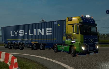 Прицепы контейнеровозы для Euro Truck Simulator 2