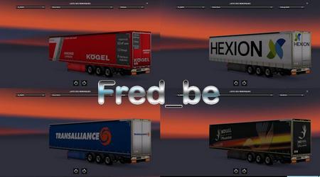 Пак прицепов Kogel Maxx v1.22 для Euro Truck Simulator 2