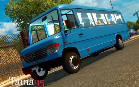 Mercedes-Benz Vario 812D в трафик для Euro Truck Simulator 2