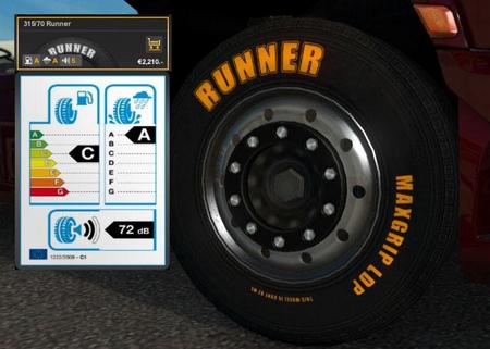 Шины Runner Класса А для Euro Truck Simulator 2