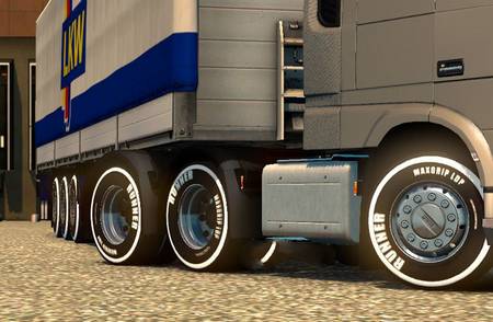 White Wheel для Euro Truck Simulator 2