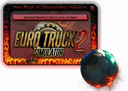 Euro Truck Simulator 2 трейнер +6 v1.22.2s: 64 Bit {HoG}