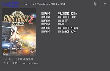 Euro Truck Simulator 2 трейнер +6 v1.22.2.3s: 64 Bit {LIRW / GHL}