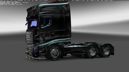 Пак хром колес Scania для Euro Truck Simulator 2