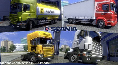 Грузовик Scania 4 v2.2.1 для Euro Truck Simulator 2