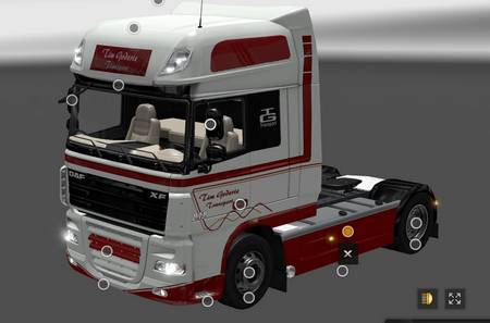 DAF XF 105 by Peerke145 для Euro Truck Simulator 2